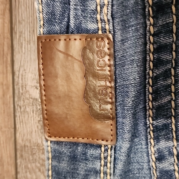 Wm Maurices straight jeans size 7/8 short - Picture 8 of 9